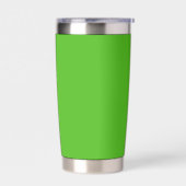 Kelly Green Solid Color Thermobecher (Links)