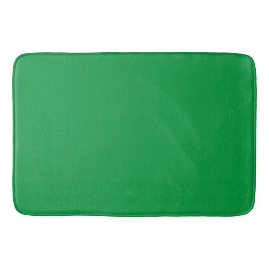 Kelly Green : Solide Farbe Badematte (Vorderseite)