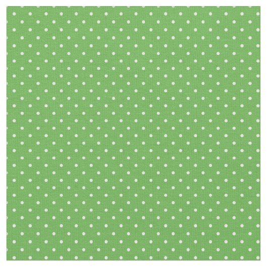 Kelly Green Tiny Dots Stoff (Nahaufnahme)