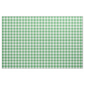 Kelly Green und White Gingham Pattern Fabric Stoff (Yard (91,4 cm))
