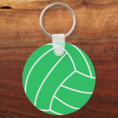 Kelly Green Volleyball Schlüsselanhänger (Vorderseite)