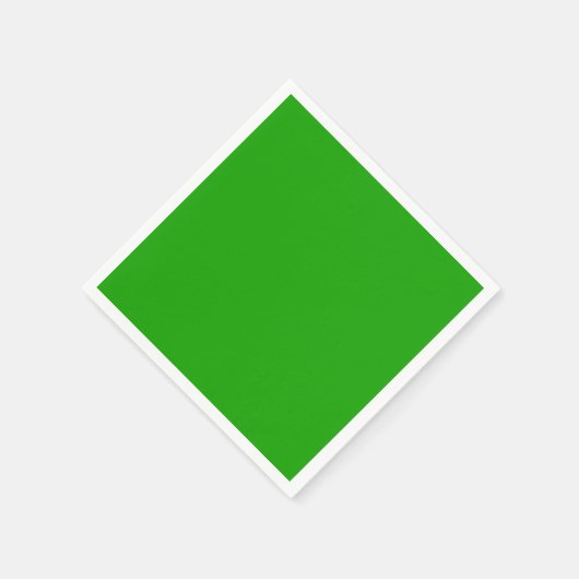 KELLY GREEN (Vollfarbe) ~ Serviette (Ecke)