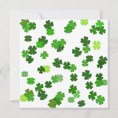 Kelly-grün „Shamrocks Falling“ (Vorderseite)