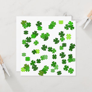 Kelly-grün „Shamrocks Falling“