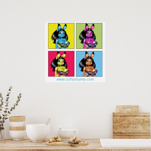 KELLY IN FARBEN POSTER! POSTER (Küche)