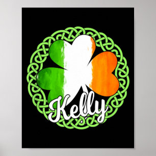 Kelly irischer Familienname Poster