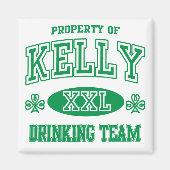 Kelly Irish Drinking Team Magnet (Vorne)