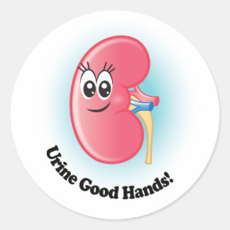Kelly Kidney Aufkleber "Urine Good Hands"