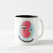 Kelly Kidney "Urine Good Hands" Tasse (VorderseiteRechts)