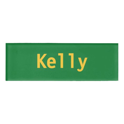 Kelly Name Tag Namenschild (Vorderseite)