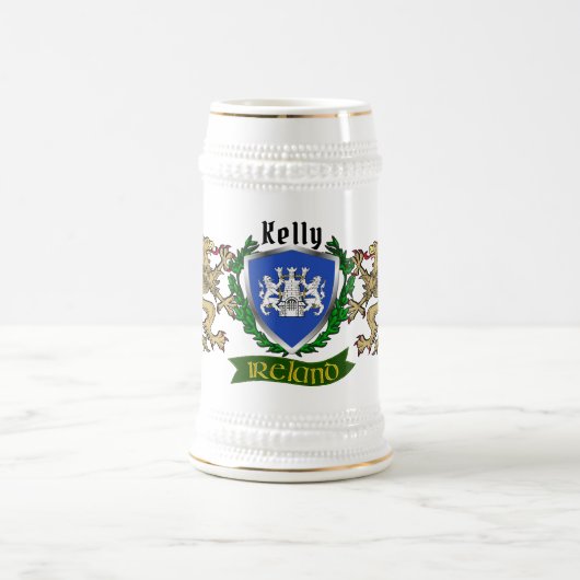 Kelly/O'Kelly Irish Shield Bierglas (Mittel)