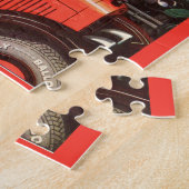 Kelly-Springfield-Reifen 1927 und zwei Männer mit  Puzzle (Seite)