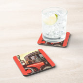 Kelly Springfields reifen in den 1920er Jahren und Getränkeuntersetzer (Rechte Seite)