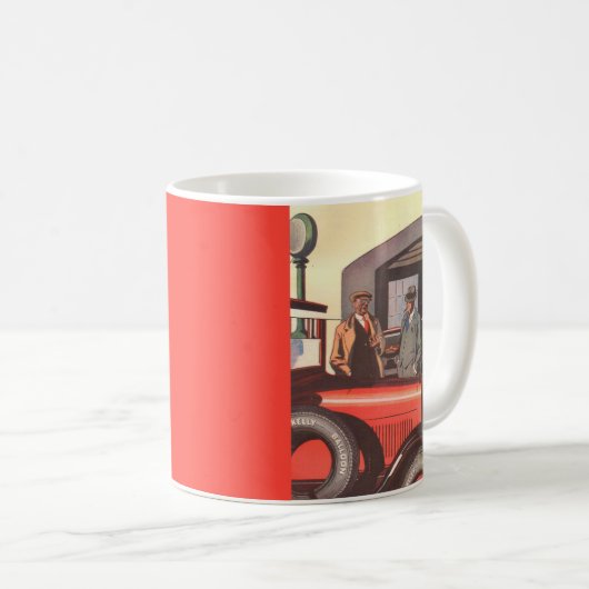Kelly Springfields reifen und arbeiten in den 1920 Kaffeetasse (VorderseiteRechts)