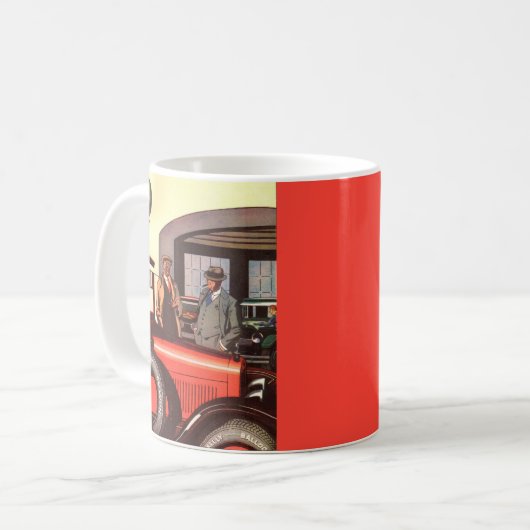 Kelly Springfields reifen und arbeiten in den 1920 Kaffeetasse (Vorderseite Links)