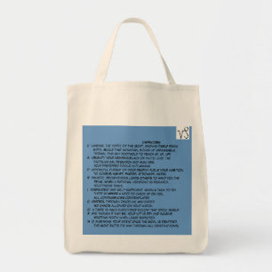Kelly-Steinbocklebensmittelgeschäft-Tasche Tragetasche