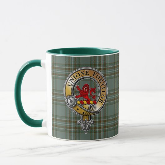 Kelly Tartan & Abzeichen Tasse (Links)