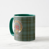 Kelly Tartan & Abzeichen Tasse (Vorderseite Links)