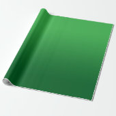 Kelly to Forest Green Gradient Geschenkpapier (Ungerollt)