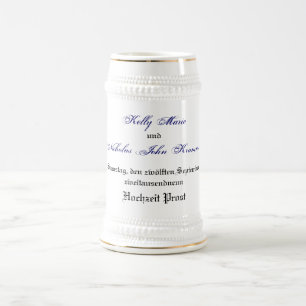 Kelly u. Nick Stein Bierglas