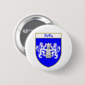 Kelly-Wappen/Familienwappen Button (Vorne & Hinten)