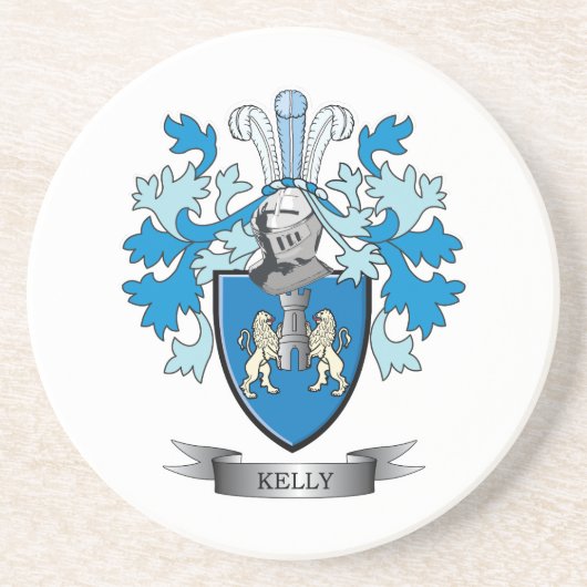 Kelly-Wappen Untersetzer (Vorne)