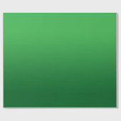 Kelly zu Waldgrün-Verlauf Geschenkpapier (Flach)