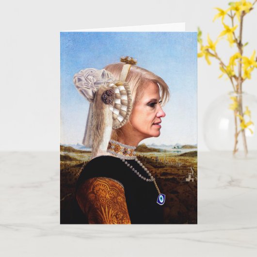 Kellyanne Conway Alt Fact Birthday Card Karte (Gelbe Blume)