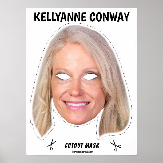 KELLYANNE CONWAY Halloween Mask Poster (Vorne)
