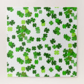 Kellygrün „Shamrocks Falling“ Puzzle (Horizontal)