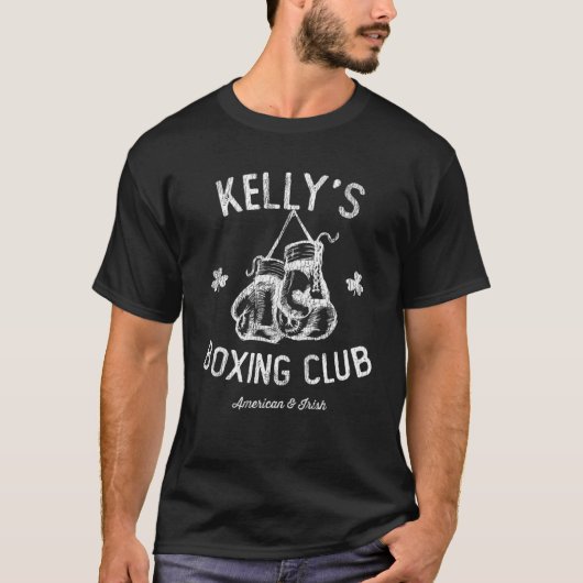 Kelly's Boxing Club American Irish Boxer T-Shirt (Vorderseite)