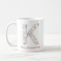 KELLYS COFFEE-Tasse mit bearbeitbarem Text