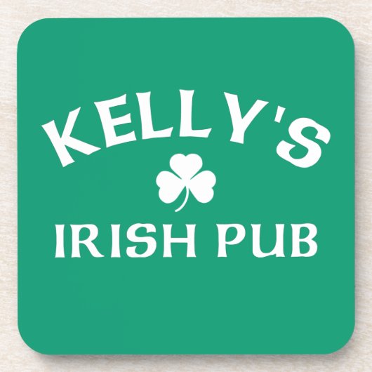 Kelly's Irish Pub Getränkeuntersetzer (Vorderseite)