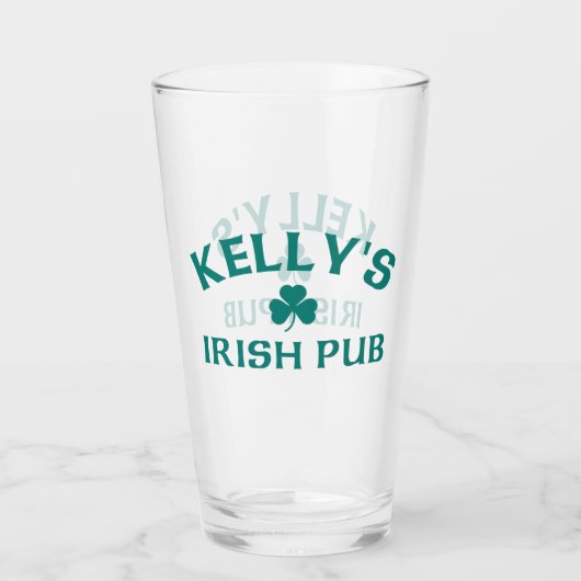 Kelly's Irish Pub Glas (Rückseite)
