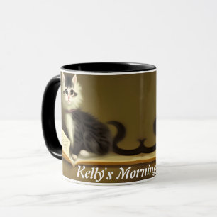 Kelly's Morgenkaffee Personalisiert anpassbar Tasse