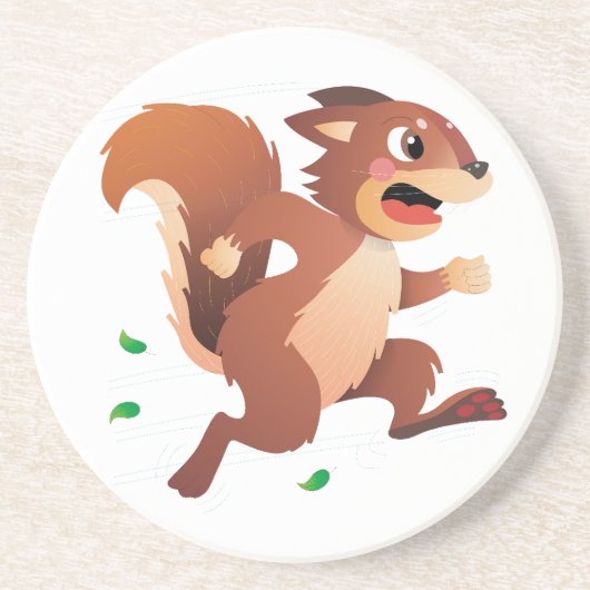 Kelossus, Happy Scott Squirrel Getränkeuntersetzer (Vorne)