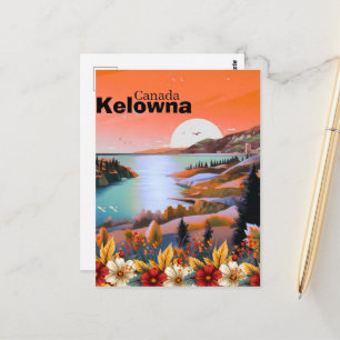 Kelowna BC Reise-Postkarte, British Columbia Postkarte