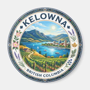 Kelowna, British Columbia, Kanada Magnet