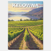 Kelowna Canada Travel Magnet (Vorderseite)