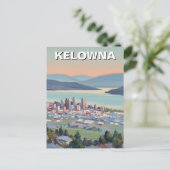 Kelowna Canada Travel Postkarte (Stehend Vorderseite)