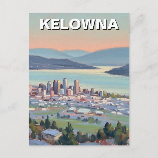 Kelowna Canada Travel Postkarte (Vorderseite)