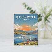 Kelowna Canada Travel Postkarte (Stehend Vorderseite)