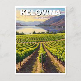 Kelowna Canada Travel Postkarte