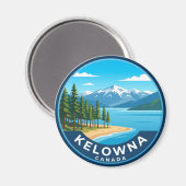 Kelowna Kanada Magnet (Vorderseite/Rückseite)