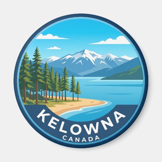 Kelowna Kanada Magnet (Vorne)