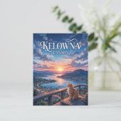Kelowna Kanada Postkarte (Stehend Vorderseite)