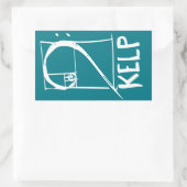 KELP-Aufkleber Rechteckiger Aufkleber (Tasche)