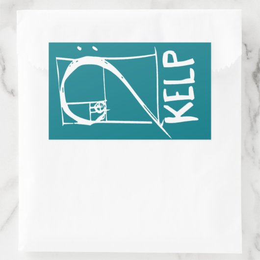 KELP-Aufkleber Rechteckiger Aufkleber (Tasche)