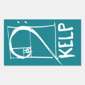 KELP-Aufkleber Rechteckiger Aufkleber (Vorderseite)