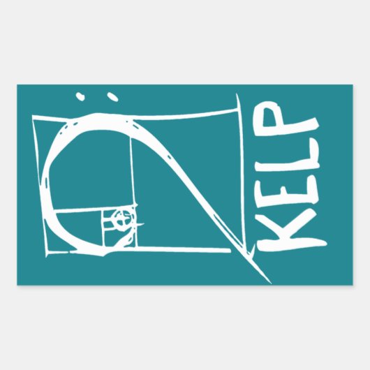 KELP-Aufkleber Rechteckiger Aufkleber (Vorderseite)